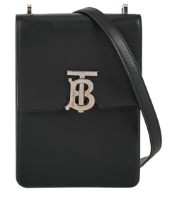 Robin Crossbody, Mens, Leather, Black, MII, S, 3*